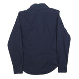 RALPH LAUREN SPORT Womens Blue Slim Shirt S Classic Embroidered Logo Button