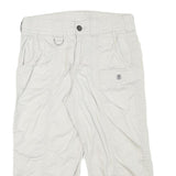 STYLE AND CO Womens Shorts White Casual Cotton Blend M W30 Functional Pockets