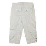 STYLE AND CO Womens Shorts White Casual Cotton Blend M W30 Functional Pockets