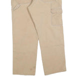 DICKIES Mens Cotton Blend Beige Regular Straight Trousers W34 L28 Workwear