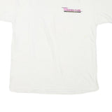 HANES Mens White Wandervogel Graphic T-Shirt L Short Sleeve Crew Neck Vintage