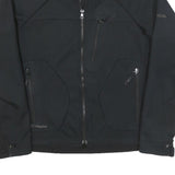 COLUMBIA Womens Black Softshell Jacket L Polyester Blend Zip Outdoor Lightweight