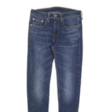LEVI'S 519 Mens Slim Cotton Blend Denim Medium Blue Jeans W28 L30 Zip Closure