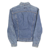 LEVI'S Womens Blue Denim Jacket XL Cotton Blend Classic Button Front
