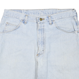 WRANGLER Mens Shorts Blue Denim M W34 Classic Fit Casual Cotton Blend Zip