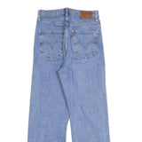 LEVI'S Womens Regular Fit Blue Denim Straight Leg Jeans W28 L27 Classic Cotton