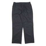 RED KAP Womens Cotton Blend Black Regular Fit Straight Leg Trousers W32 L30