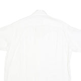CALVIN KLEIN JEANS Mens White Shirt S Cotton Blend Casual Button-Up