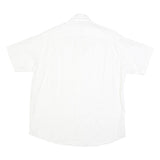CALVIN KLEIN JEANS Mens White Shirt S Cotton Blend Casual Button-Up