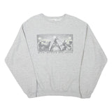 DISNEY Mens Grey Winnie The Pooh Crew Neck M Wish Wonder Dream Sweatshirt