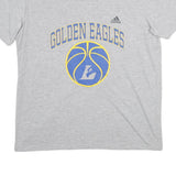 ADIDAS Mens Grey Golden Eagles Graphic T-Shirt 2XL Short Sleeve Crew Neck Sports