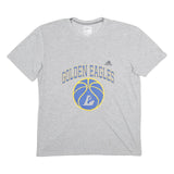 ADIDAS Mens Grey Golden Eagles Graphic T-Shirt 2XL Short Sleeve Crew Neck Sports