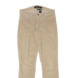CALVIN KLEIN JEANS Womens Beige Slim Skinny Cotton Blend Trousers W28 L29
