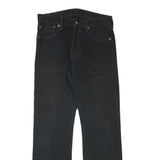LEVI'S 501 Mens Black Regular Regular Straight Denim W29 L29 Classic Button Fly