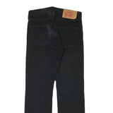 LEVI'S 501 Mens Black Regular Regular Straight Denim W29 L29 Classic Button Fly