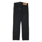 LEVI'S 501 Mens Black Regular Regular Straight Denim W29 L29 Classic Button Fly