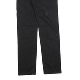 LEVI'S 505 Mens Jeans Black Regular Straight Denim W32 L34 Classic Cotton Blend