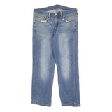 LEVI'S 514 Classic Mens Jeans Blue Classic Straight Denim Medium W32 L27 Faded