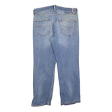 LEVI'S 514 Classic Mens Jeans Blue Classic Straight Denim Medium W32 L27 Faded