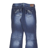 MAURICES Womens Jeans Blue Regular Flared Denim Medium W32 L32 Stylish