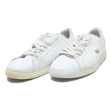 LACOSTE Mens Lerond LCR Leather Trainers White UK 8.5 Classic Casual Sport