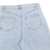 RESERVED Womens Denim Blue Casual Shorts UK 18 W36 Cotton Blend