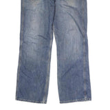 CARHARTT Mens Jeans Blue Regular Straight Denim Medium W34 L30 Classic Zip