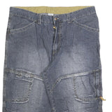 QUARTER DECK Mens Shorts Blue Casual 2XL W38 Cotton Blend Pockets