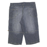 QUARTER DECK Mens Shorts Blue Casual 2XL W38 Cotton Blend Pockets