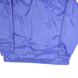 AUGUSTA Mens Blue Coach Jacket XL Polyester Button Closure Light Outerwear