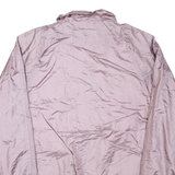 Womens Pink Polyester Blend Zip Jacket L Lightweight Elastic Hem Casual Wear
