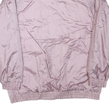 Womens Pink Polyester Blend Zip Jacket L Lightweight Elastic Hem Casual Wear