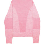 H&M Womens Pink Hooded Full Zip Hoodie M Lightweight Activewear Jacket