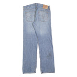 LEVI'S 514 Slim Mens Jeans Blue Slim Straight Denim Medium W34 L32 Classic Zip
