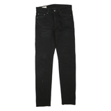 LEVI'S 510 Mens Black Regular Skinny Denim Cotton Blend W28 L32 Slim Fit Jeans