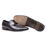 GORDON RUSH Oxford Shoes Black Leather Mens UK 11.5