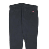LEVI'S Mens Black Slim Trousers W36 L27 Cotton Blend Zip Close Fit Casual