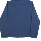 JACK WOLFSKIN Womens Blue Outdoor Jacket UK 18 Polyester Blend Hooded Zip