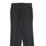FARAH Womens Black Regular Fit Straight Polyester Trousers W30 L31 Smart Casual