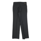 FARAH Womens Black Regular Fit Straight Polyester Trousers W30 L31 Smart Casual