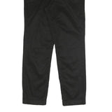 NAUTICA Mens Cotton Blend Black Slim Slim Trousers W31 L27 Casual Smart Zip