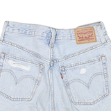 LEVI'S Womens Shorts Blue Denim Distressed M W28 Casual Summer Style
