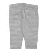 M.SARA Womens Cotton Blend White & Black Slim Tapered Trousers W32 L24 Stylish