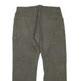 DICKIES Mens Cotton Blend Regular Fit Straight Leg Trousers W36 L30 Workwear