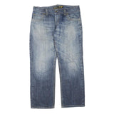 DICKIES Mens Regular Fit Blue Denim Jeans Cotton Blend Zip W38 L32 Classic