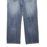DICKIES Mens Regular Fit Blue Denim Jeans Cotton Blend Zip W38 L32 Classic