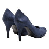 TAMARIS Court Heels Blue Synthetic Womens UK 5