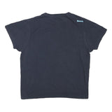 BENCH Womens Navy Blue Graphic T-Shirt XL Short Sleeve Crew Neck Cotton Blend