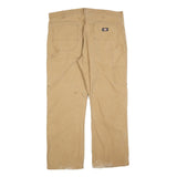 DICKIES Mens Jeans Beige Relaxed Straight Cotton W38 L30 Workwear Durable