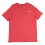CHAMPION Mens Red Graphic T-Shirt XL Short Sleeve Crew Neck Cotton Casual